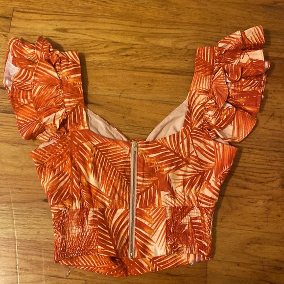 INC Tropical Crop Top - Picture 4 of 11